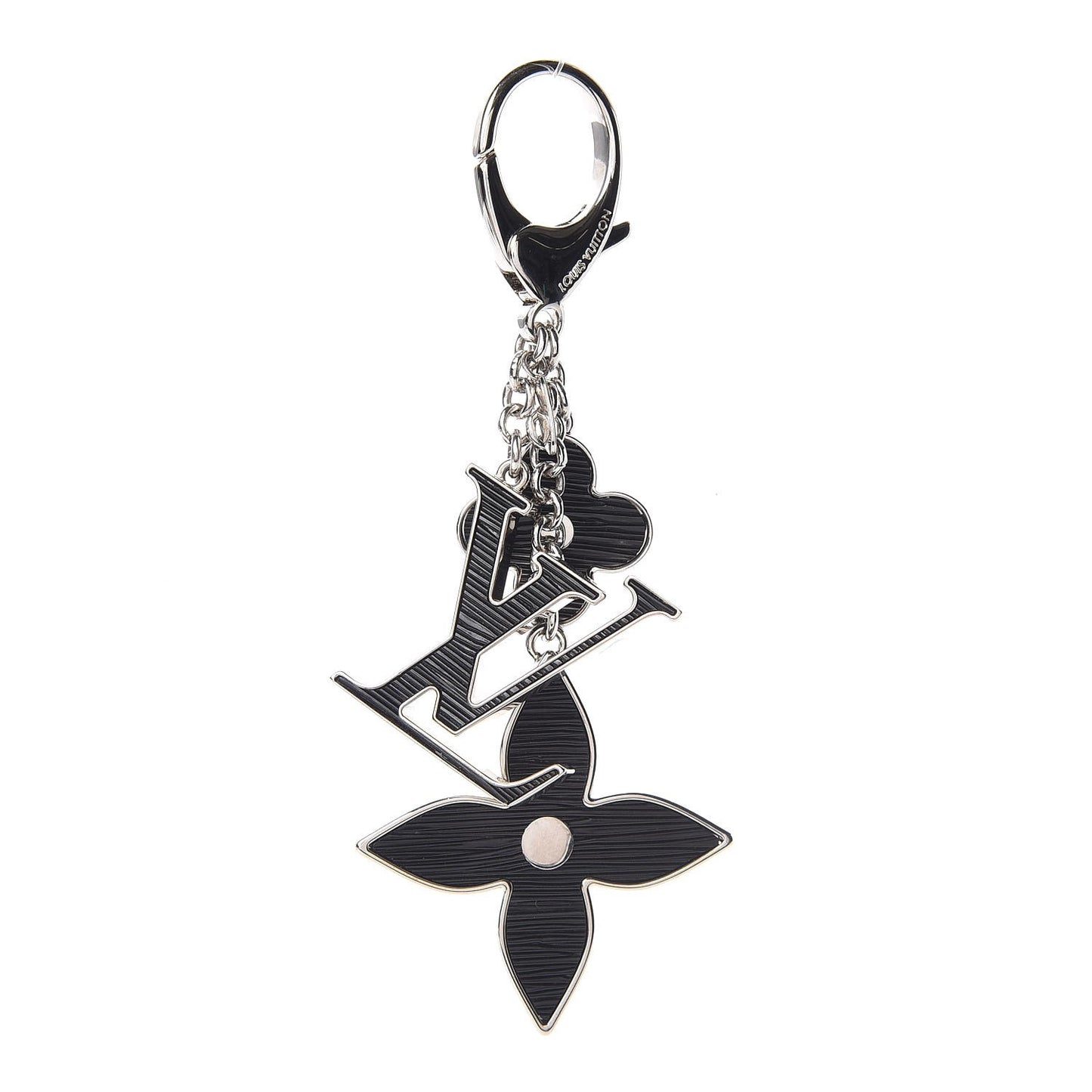 Electric Epi Fleur d'Epi Bag Charm Black