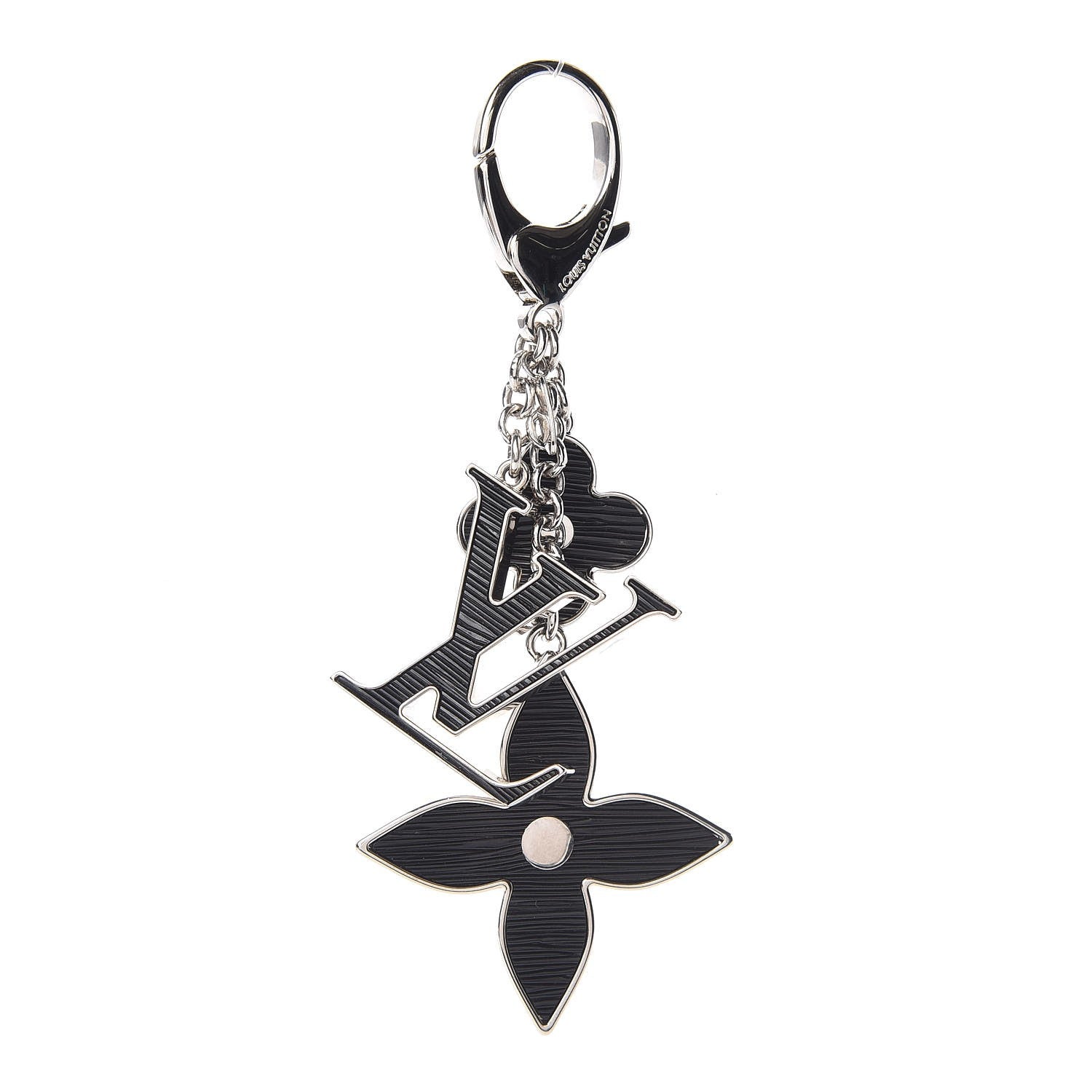 Louis Vuitton Electric Epi Fleur d'Epi Bag Charm Black 1 of 4