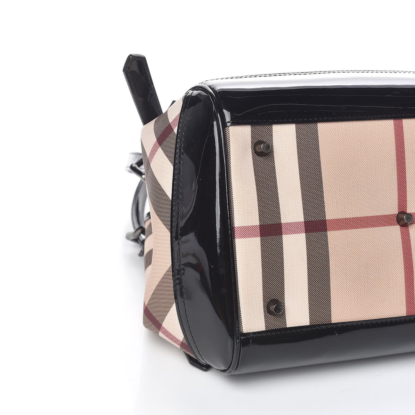 Supernova Check Tote Black