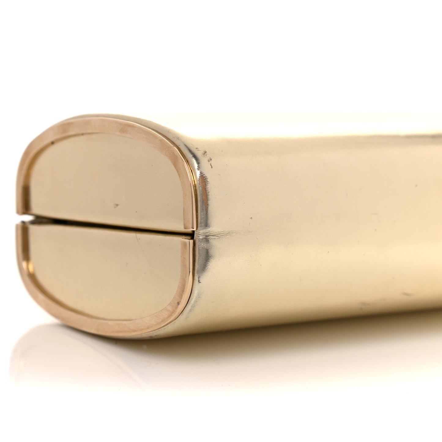 Mini Tube Clutch Gold