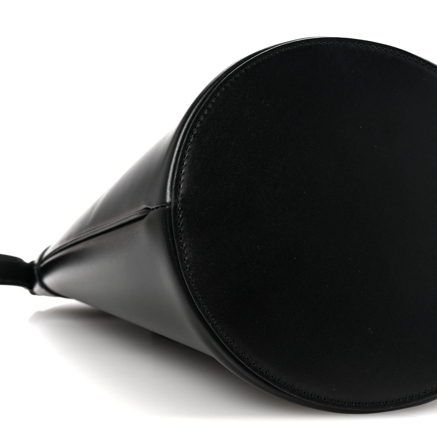 Calfskin Crecy Bucket Bag Black