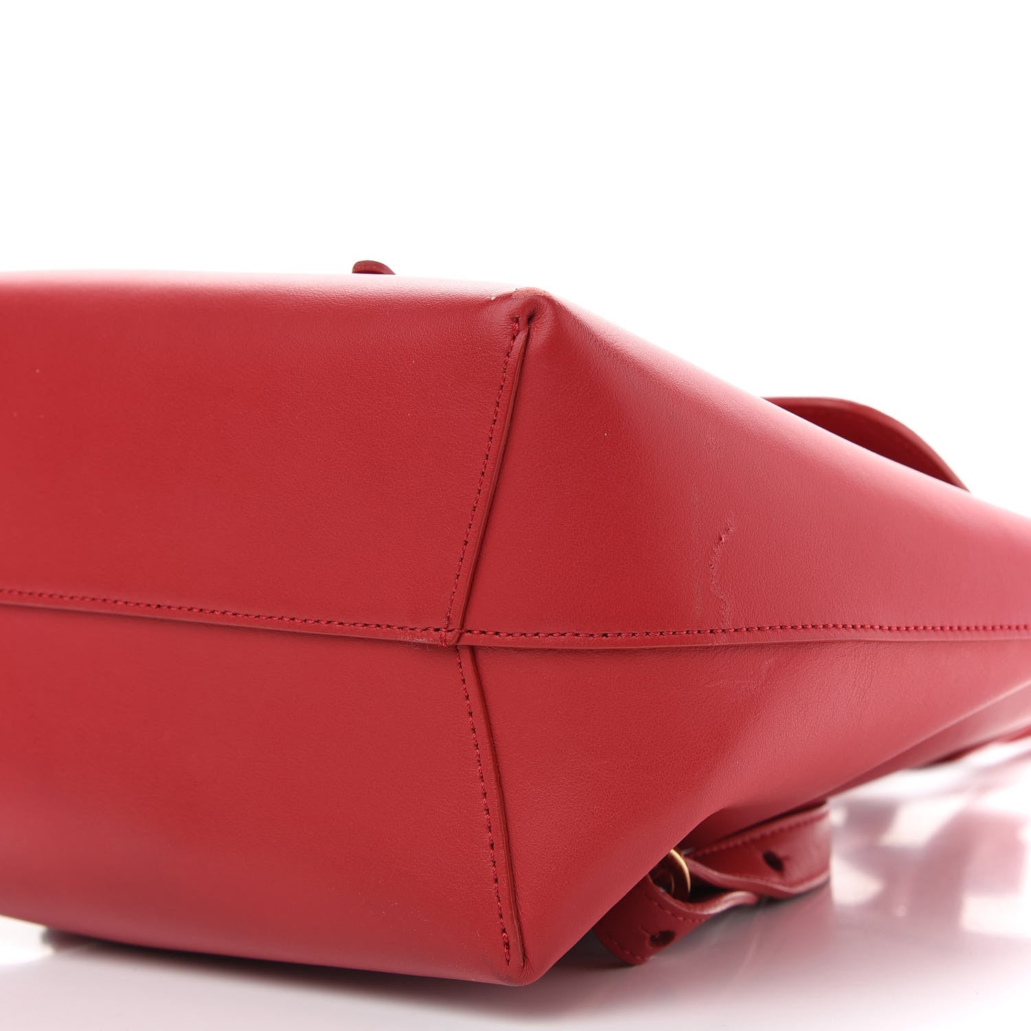 Mansur Gavriel Vegetable Tanned Calfskin Mini Backpack Flamma 11 of 11
