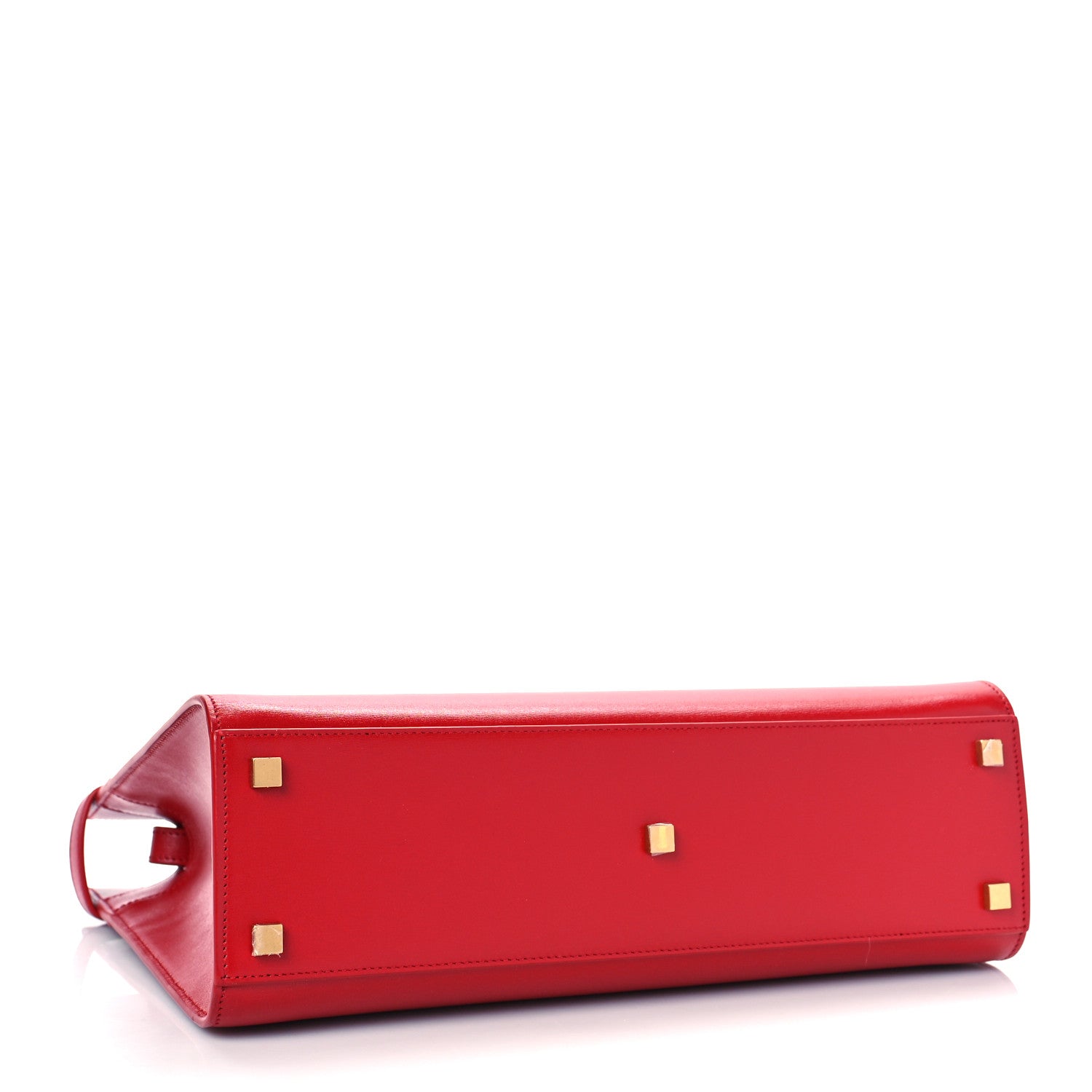 Saint Laurent Calfskin Small Manhattan Shopper Tote Red 4 of 8