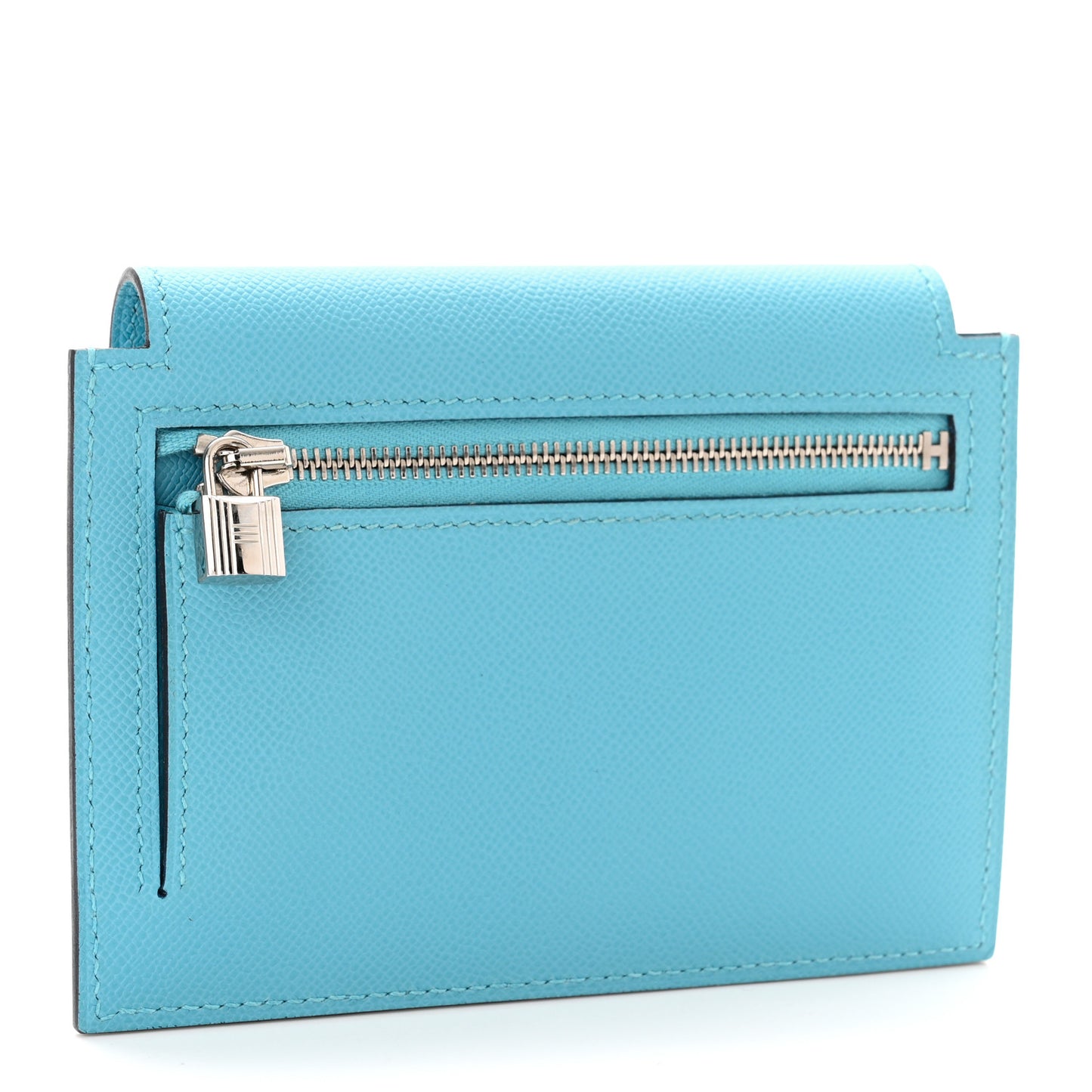 Epsom Kelly Pocket Compact Wallet Turquoise
