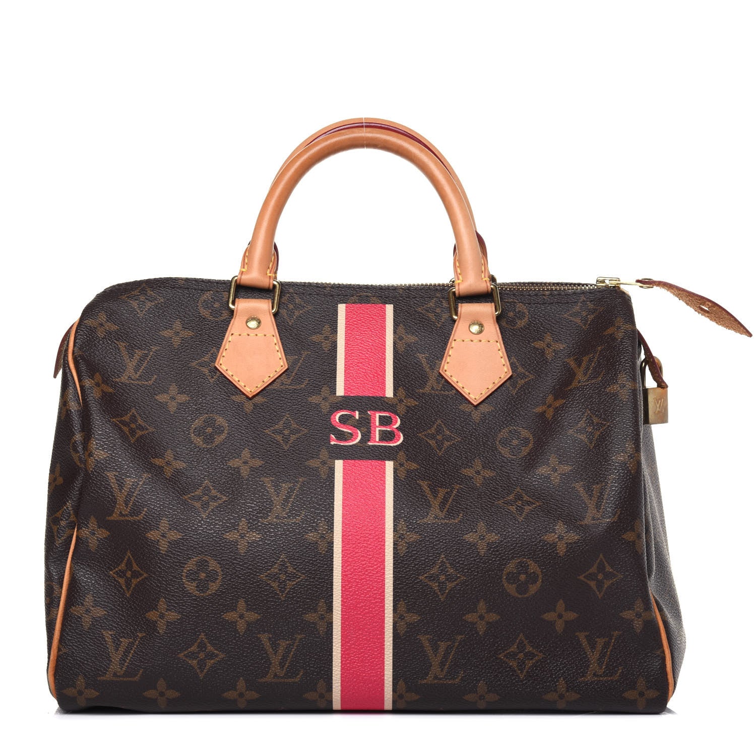 Louis Vuitton Monogram My LV Heritage Speedy 30 Fuchsia Ivory 1 of 21