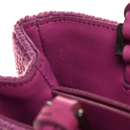 Prada Tessuto Wool Tote Pink 10 of 14