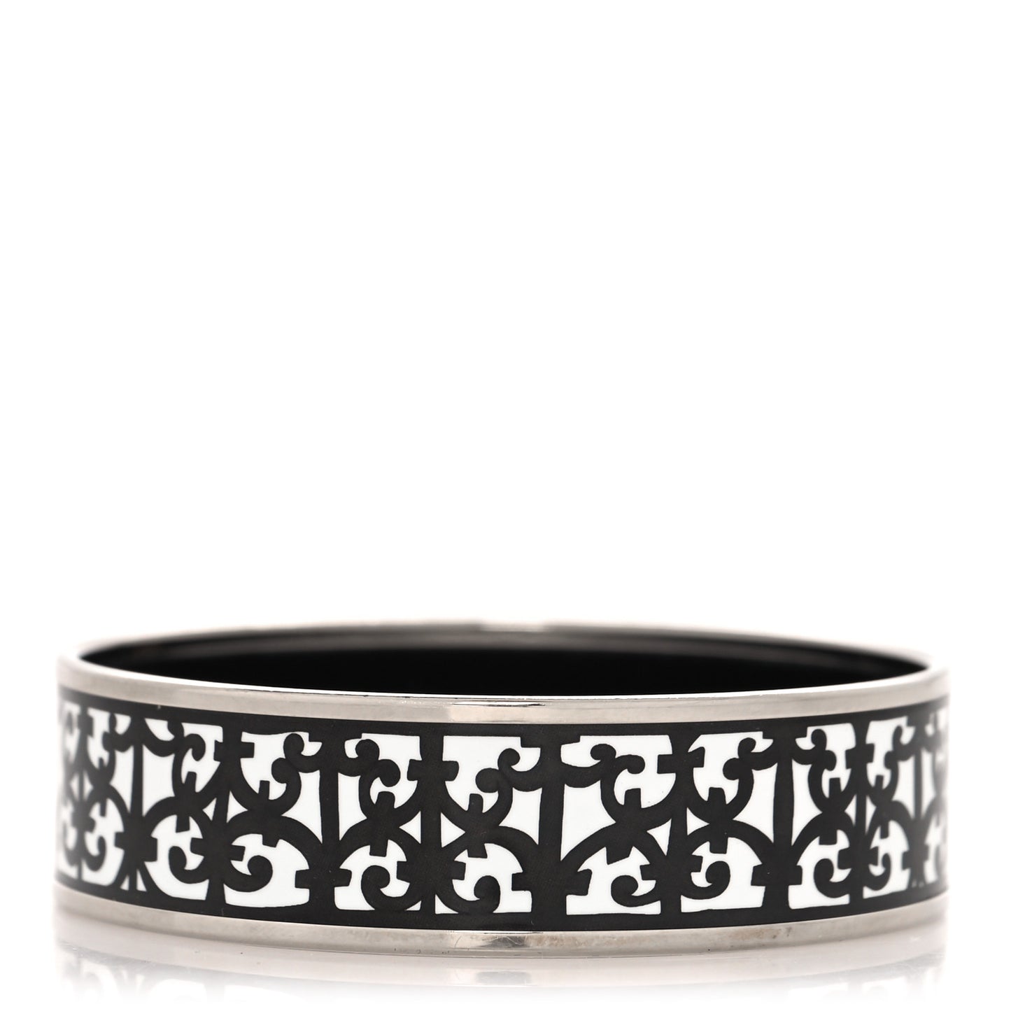 Enamel Printed Wide Balcons du Guadalquivir Bracelet 70 Black