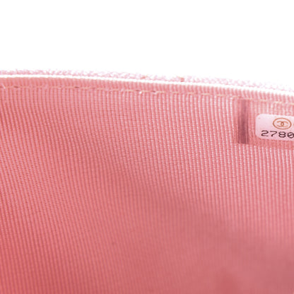 Chanel Iridescent Caviar Quilted Wallet on Chain WOC Rose Pink 9 of 11