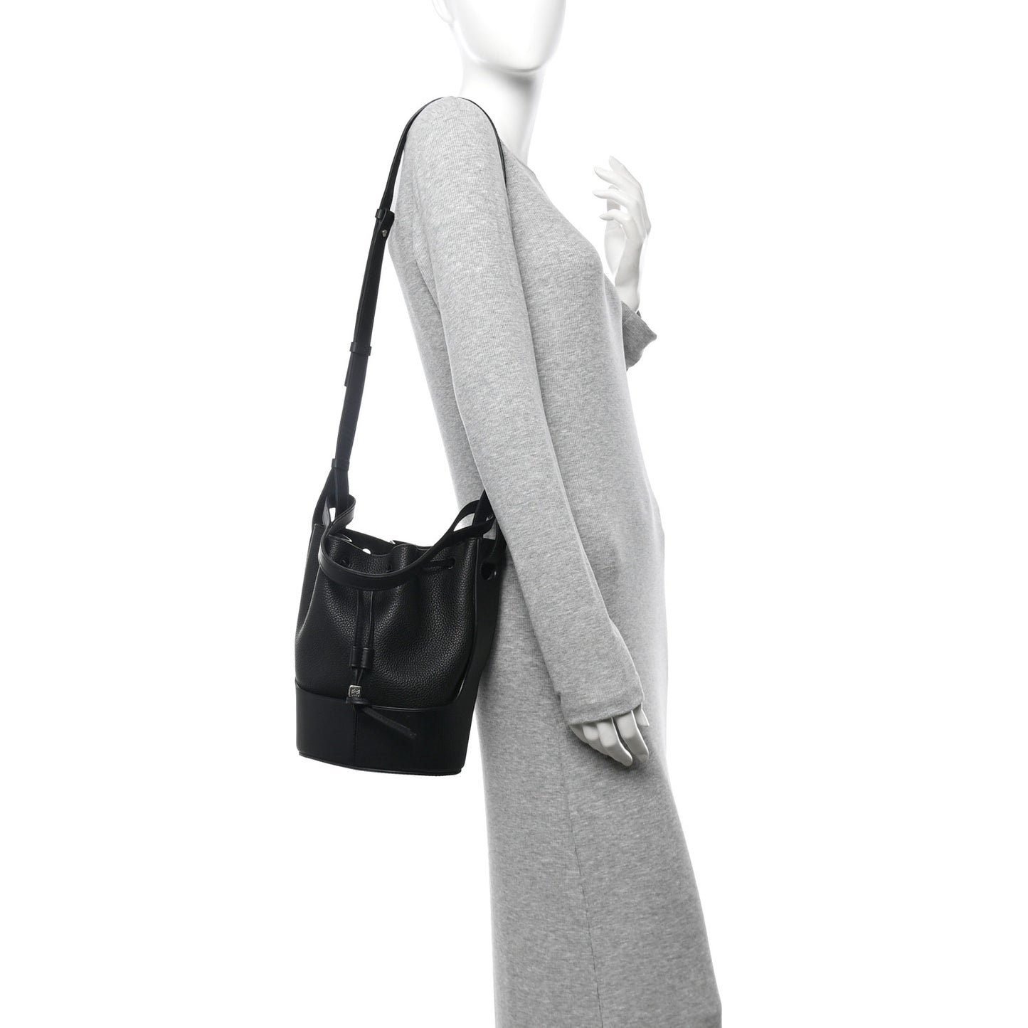 Nappa Calfskin Small Balloon Bag Black