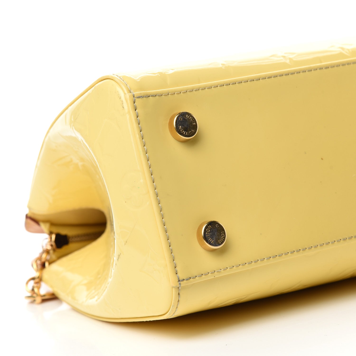 Louis Vuitton Vernis Brea MM Citrine 6 of 16