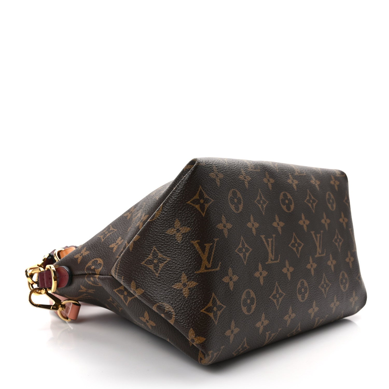 Louis Vuitton Monogram Beaubourg Hobo Mini Bordeaux Red Peach Safran Blue Jean Blue 4 of 15