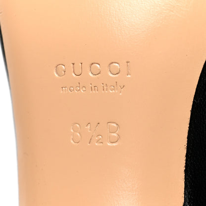 Gucci Calfskin GG Lifford Sandals 38.5 Black 7 of 8