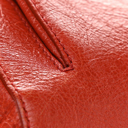 Balenciaga Agneau Giant 12 Hardware Zip Traveler Backpack Rouge Ambre 9 of 13