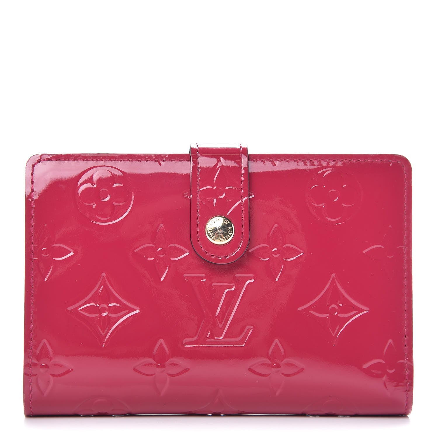 Louis Vuitton Vernis French Purse Wallet Rose Indien 1 of 8