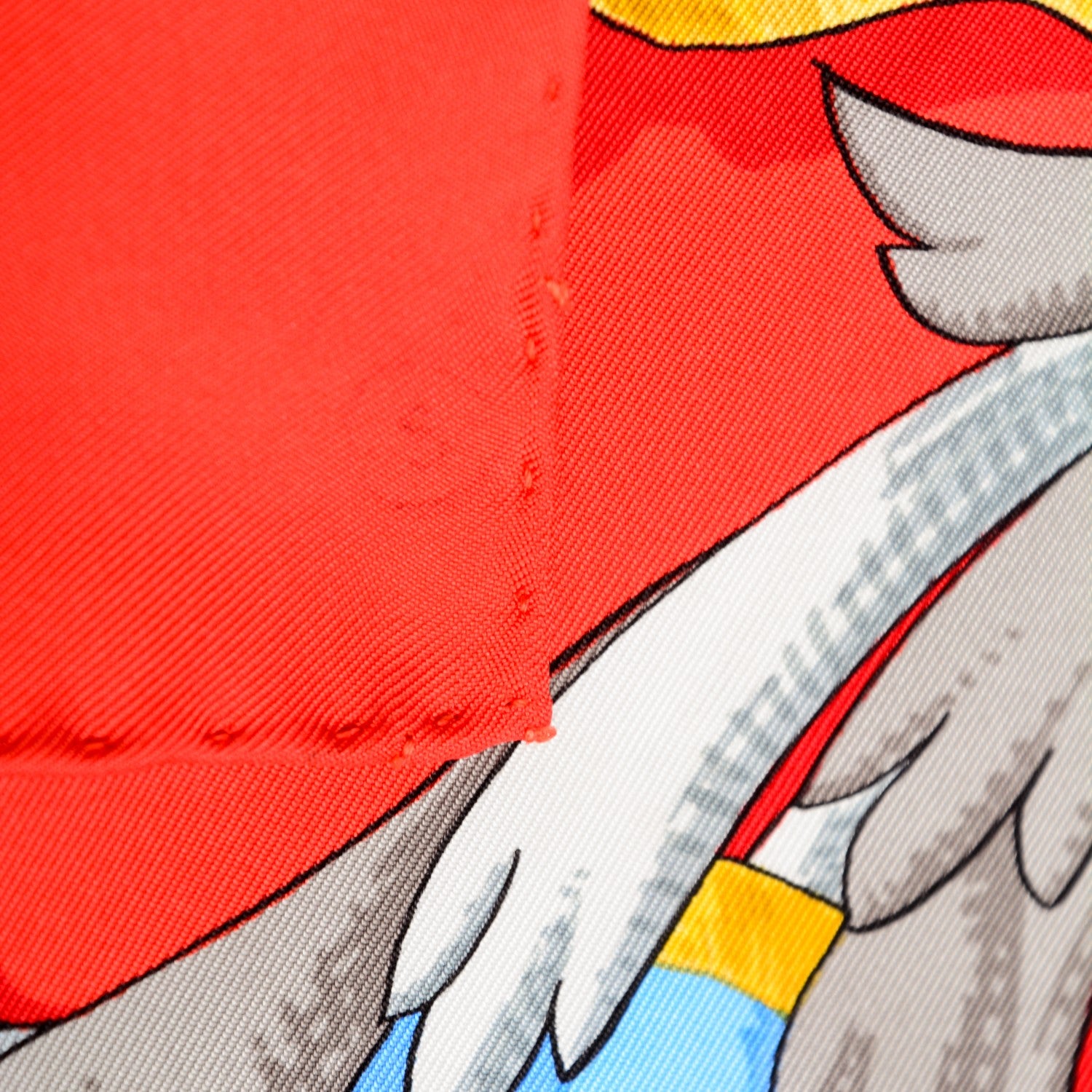 Hermes Silk Le Mors A La Conétable Scarf 90 6 of 6