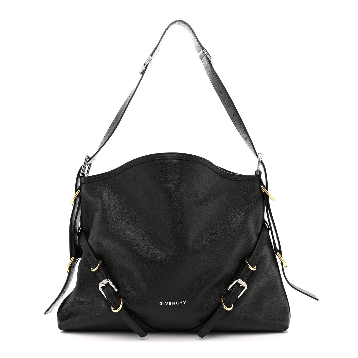 Givenchy Calfskin Medium Voyou Bag Black 1 of 10