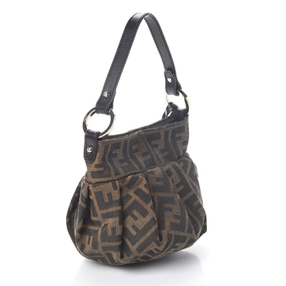 Fendi Zucca Mini Chef Hobo Tobacco 3 of 10