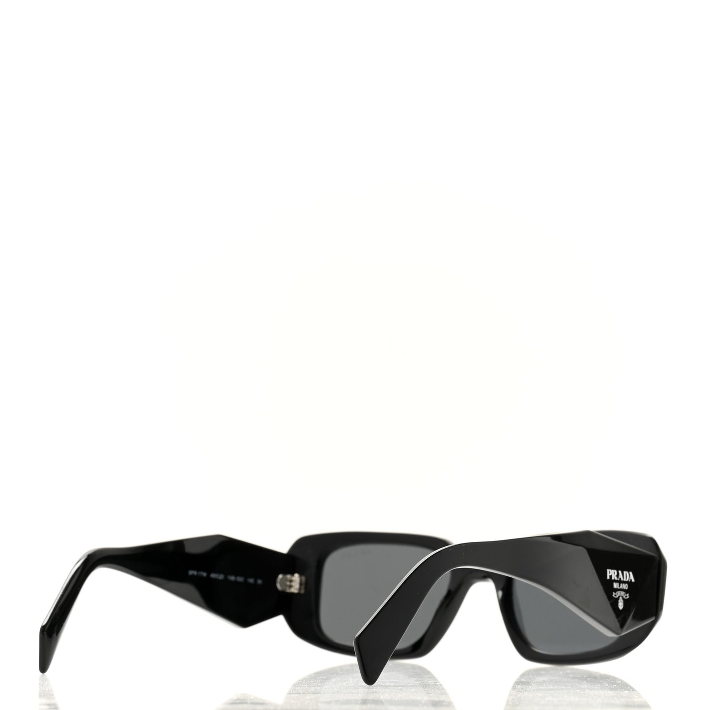 Acetate Symbole Sunglasses SPR 17W Black