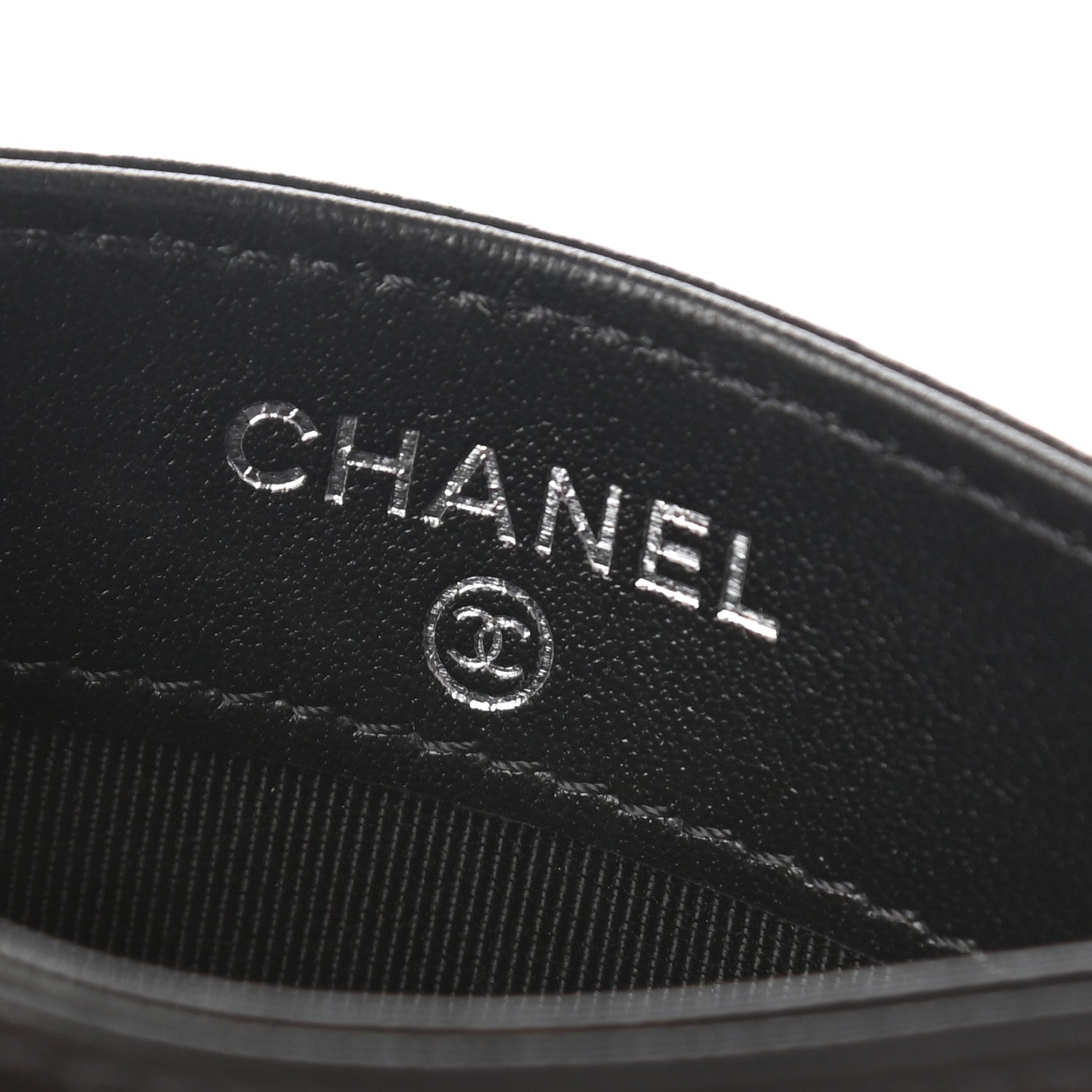 Chanel Lambskin Quilted Card Holder So Black 6 of 7