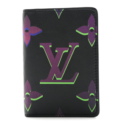 Louis Vuitton Calfskin Monogram Spotlight Pocket Orginizer Black Multicolor 1 of 8