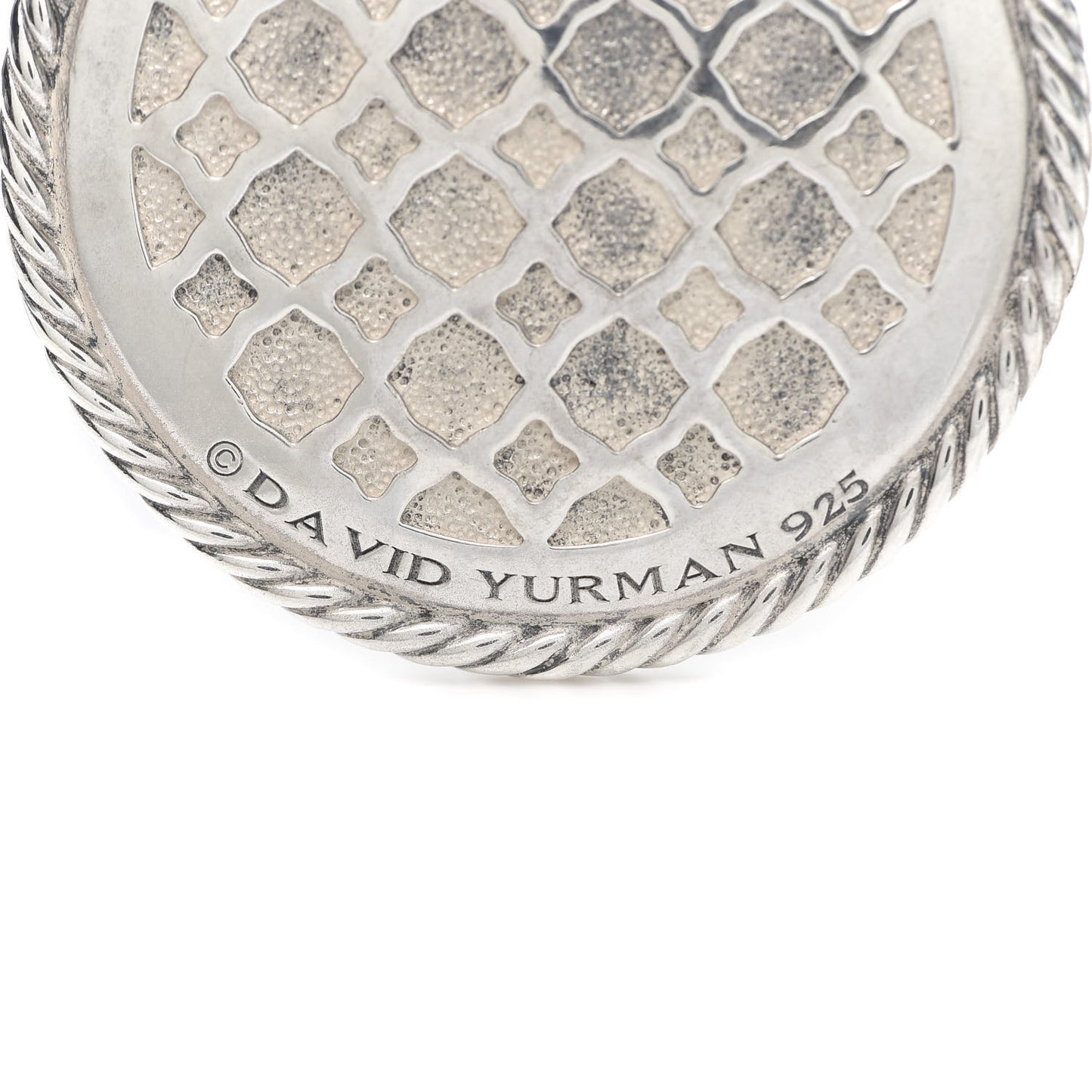 Sterling Silver Large Labyrinth Disc Pendant