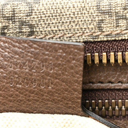 Gucci Soft GG Supreme Monogram Medium Ophidia Belt Bag Dark Brown 6 of 9