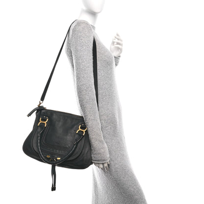 Chloe Calfskin Medium Marcie Satchel Black 3 of 19