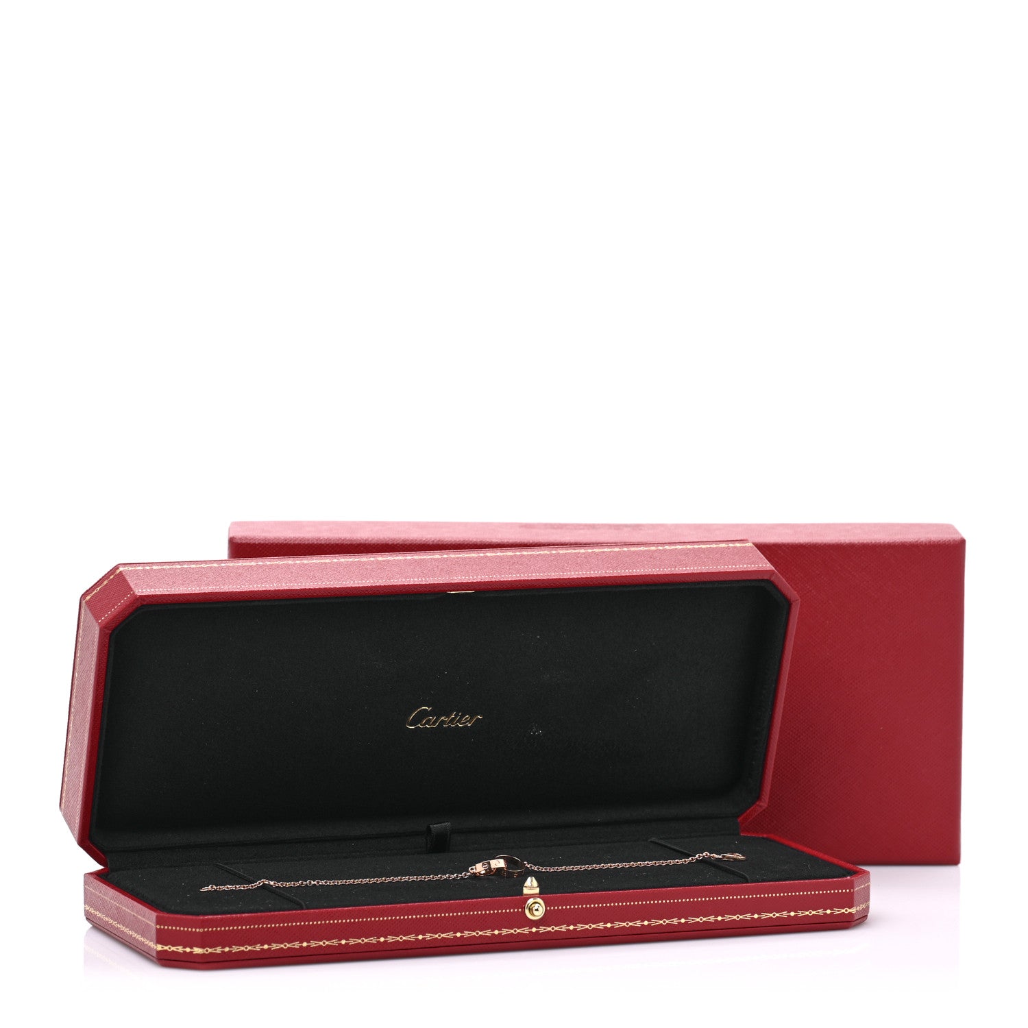 Cartier 18K Pink Gold Interlocking LOVE Bracelet 4 of 4