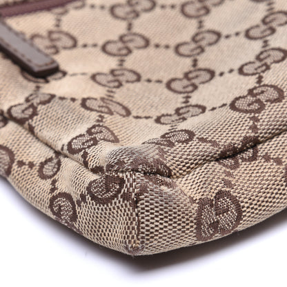 Gucci GG Monogram Double Pocket Belt Bag Dark Brown 18 of 19
