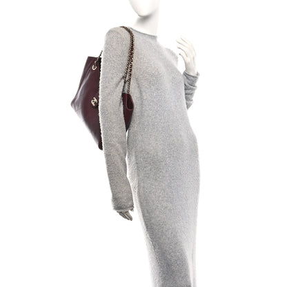 Chanel Grained Calfskin Large Shopping Bag Dark Burgundy 2 of 12