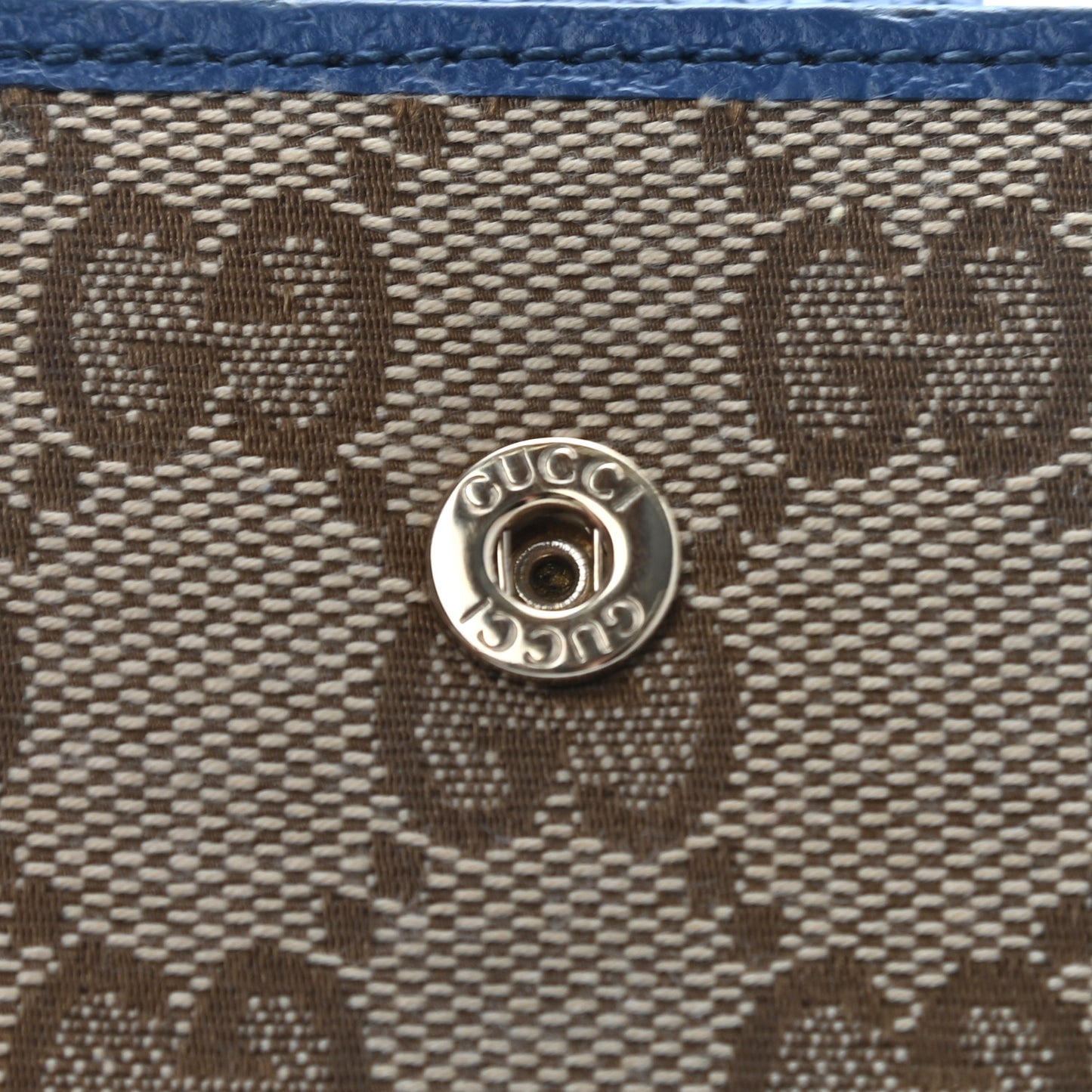 Monogram Dollar Calfskin Zip Around French Flap Wallet Beige Ebony Caspian