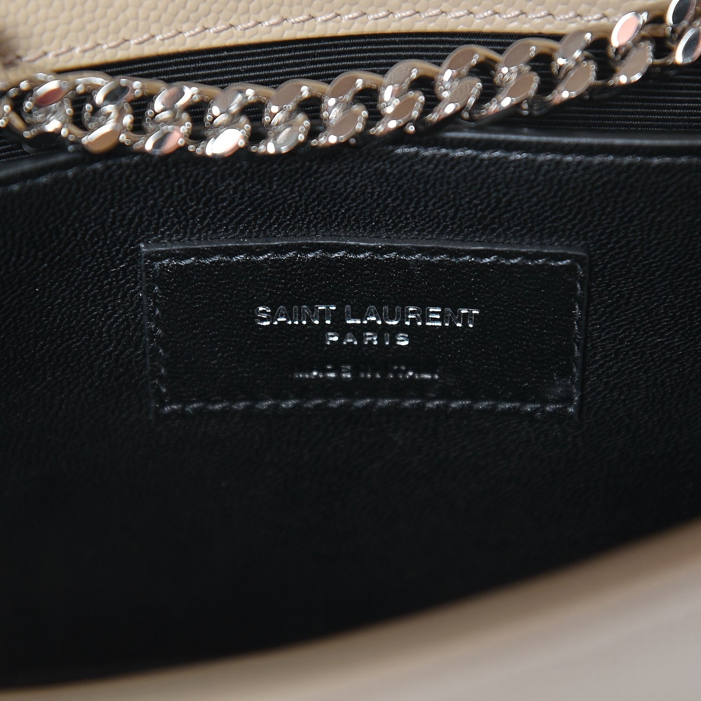 Grain De Poudre Small Monogram Kate Satchel Nude Powder