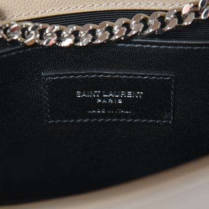 Saint Laurent Grain De Poudre Small Monogram Kate Satchel Nude Powder 7 of 8