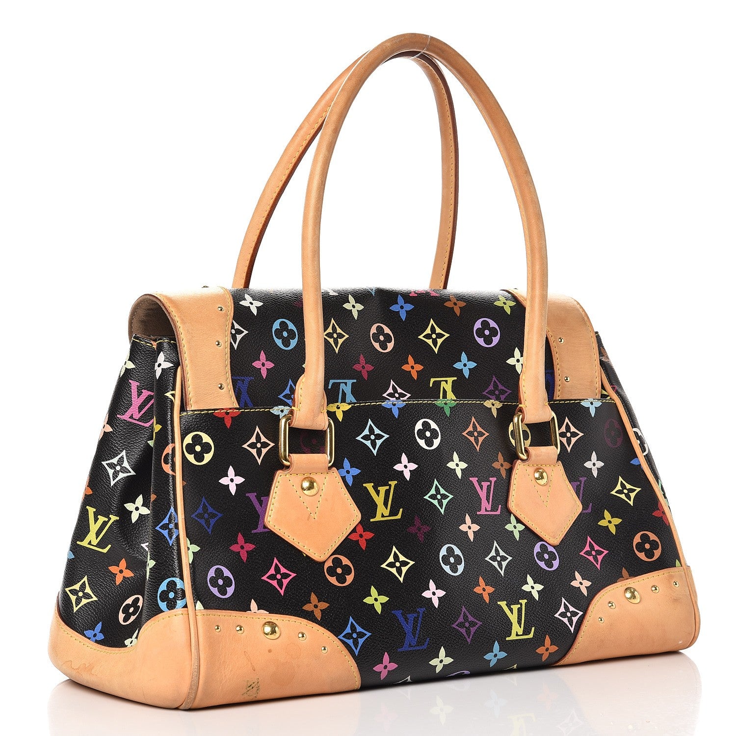 Louis Vuitton Monogram Multicolor Beverly GM Black 3 of 13