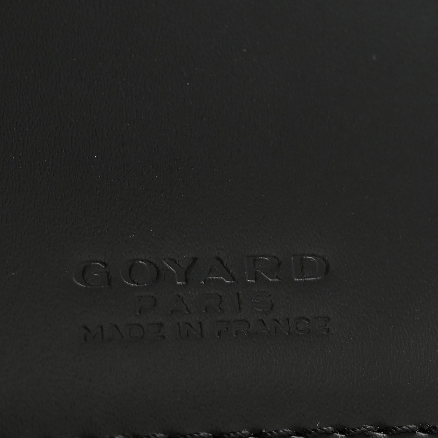 Goyardine Grenelle Passport Wallet Black