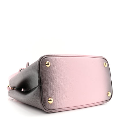 Prada Saffiano Cuir Mini Double Bag Alabastro 4 of 9