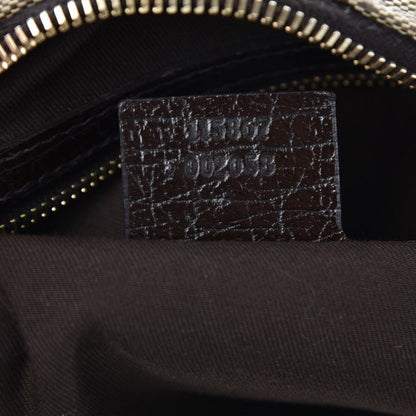 Gucci Monogram Medium Horsebit Chain Hobo Dark Brown 7 of 7