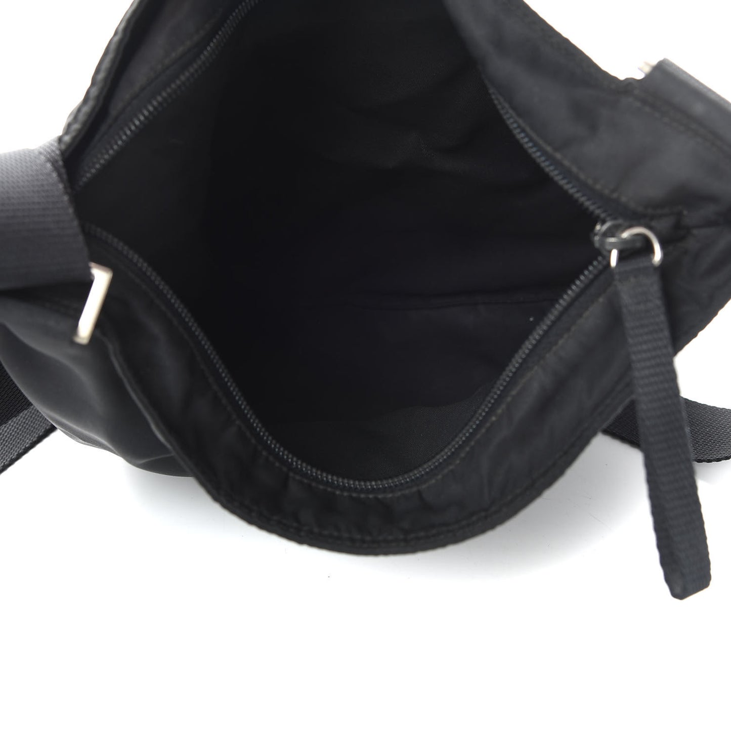 Tessuto Nylon Messenger Bag Black