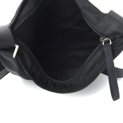 Prada Tessuto Nylon Messenger Bag Black 5 of 13