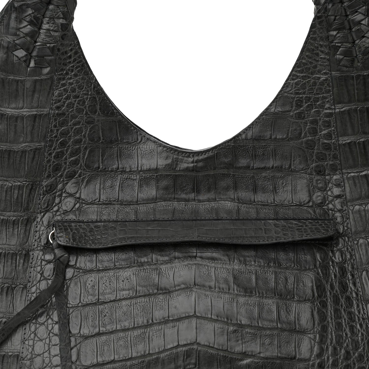 Nancy Gonzalez Crocodile Shoulder Bag Gray 7 of 9