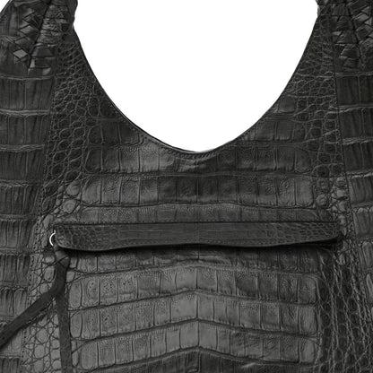 Nancy Gonzalez Crocodile Shoulder Bag Gray 7 of 9