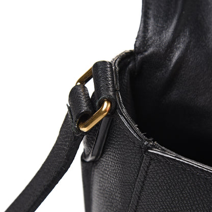 Celine Grained Calfskin Medium Trotteur Black 9 of 17