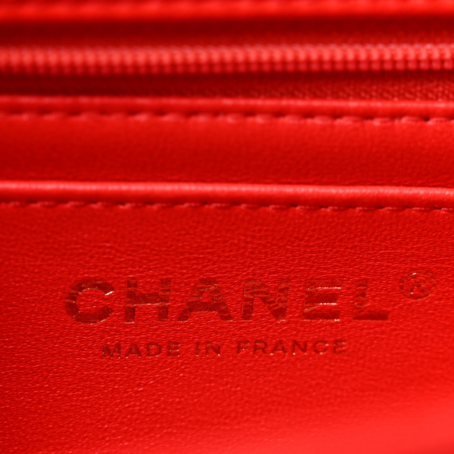 Chanel Lambskin Resin Crystal Square Quilted Monacoco Mini Flap Red 5 of 12