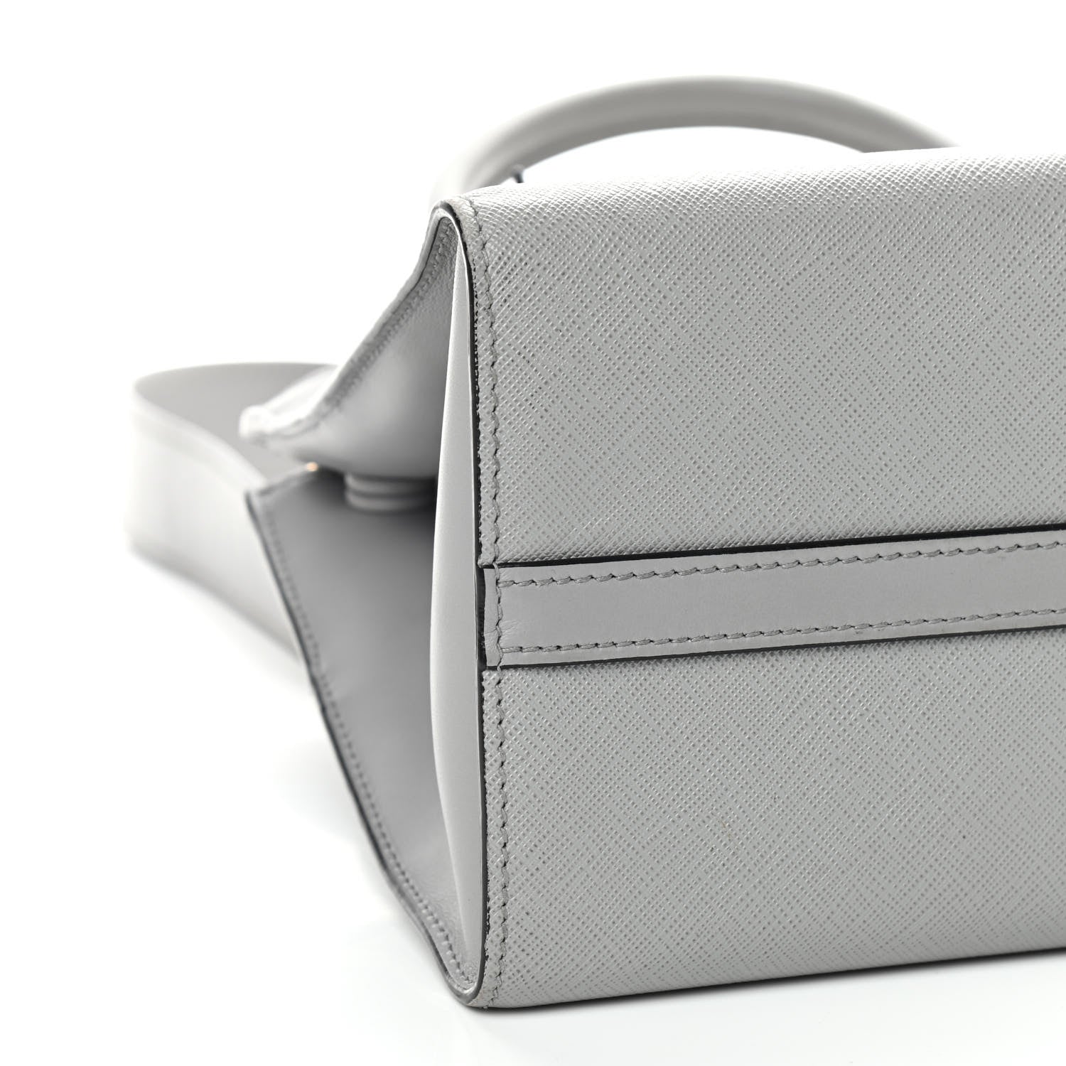 Prada Saffiano City Calfskin Small Paradigme Bag Nube 8 of 9