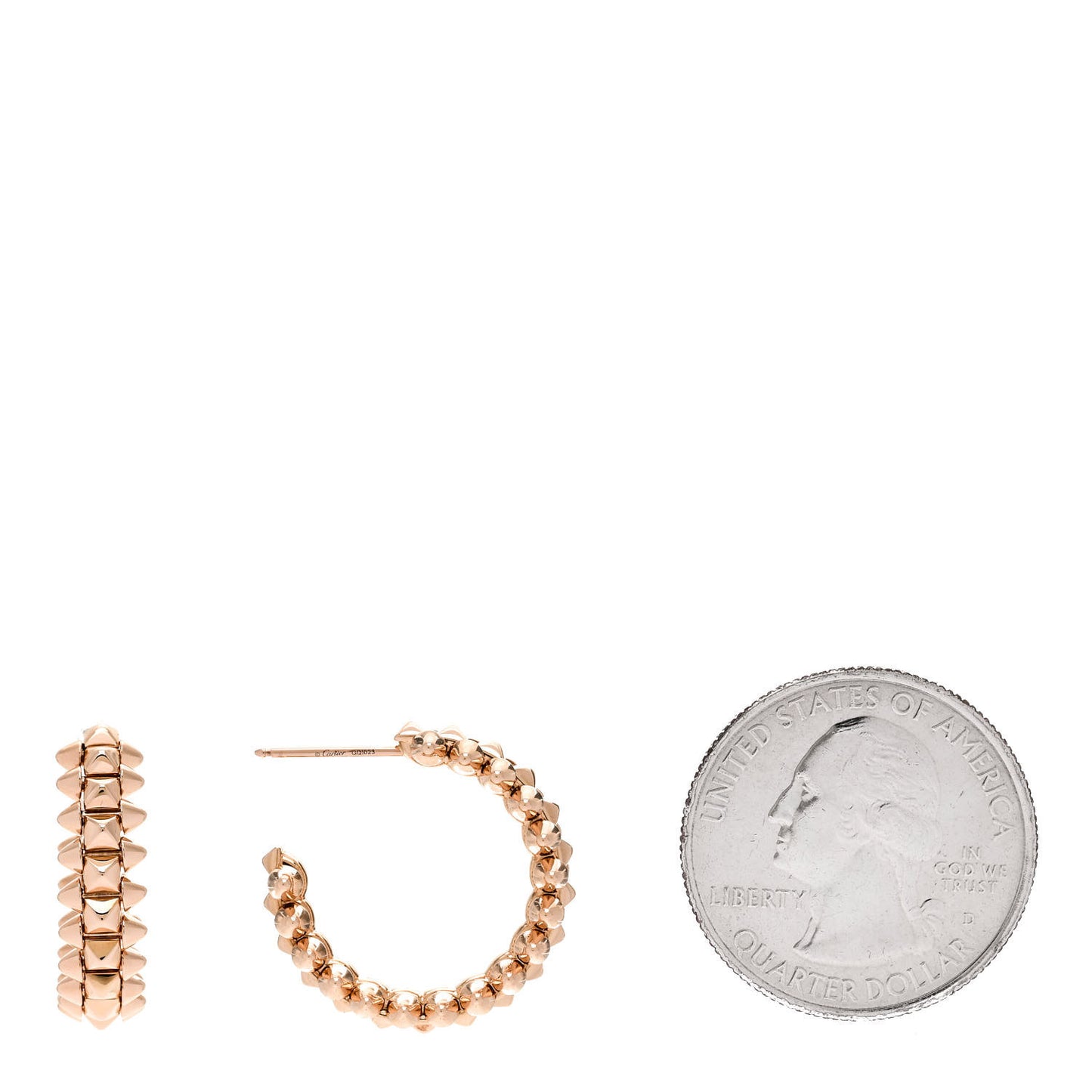 18K Pink Gold Small Clash de Cartier Earrings