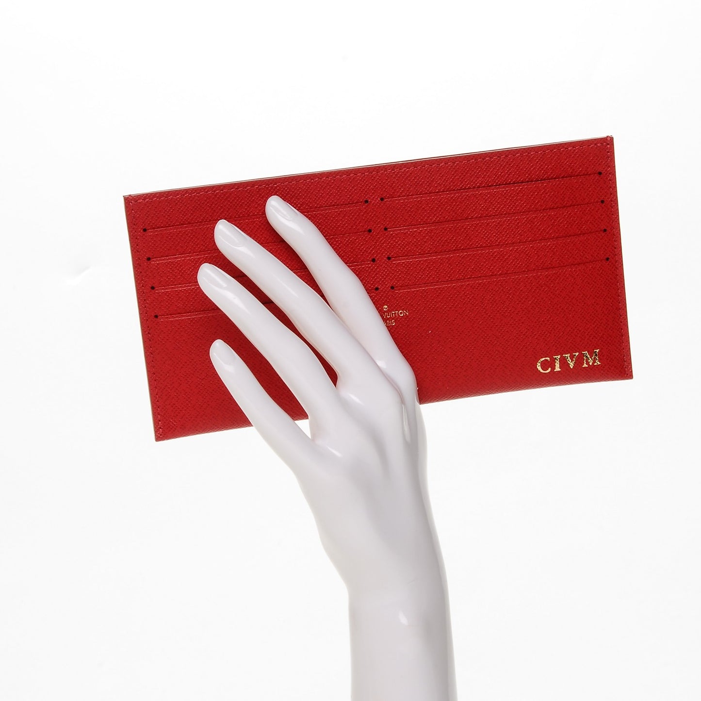 Calfskin Felicie Chain Wallet Card Holder Insert