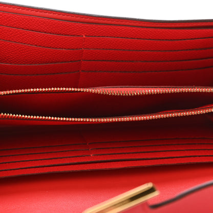 Hermes Epsom Constance Long Wallet Bougainvillea 4 of 4
