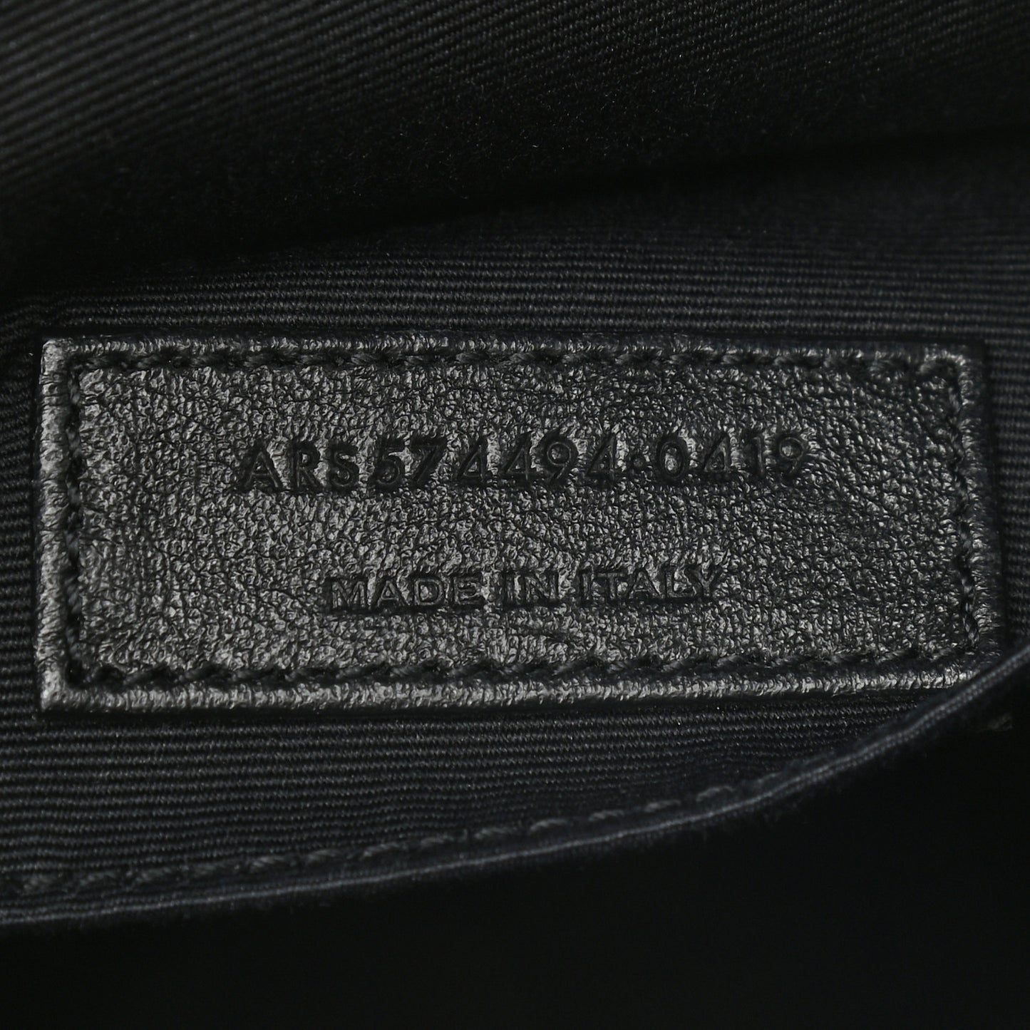 Calfskin Matelasse Monogram Lou Camera Bag Black