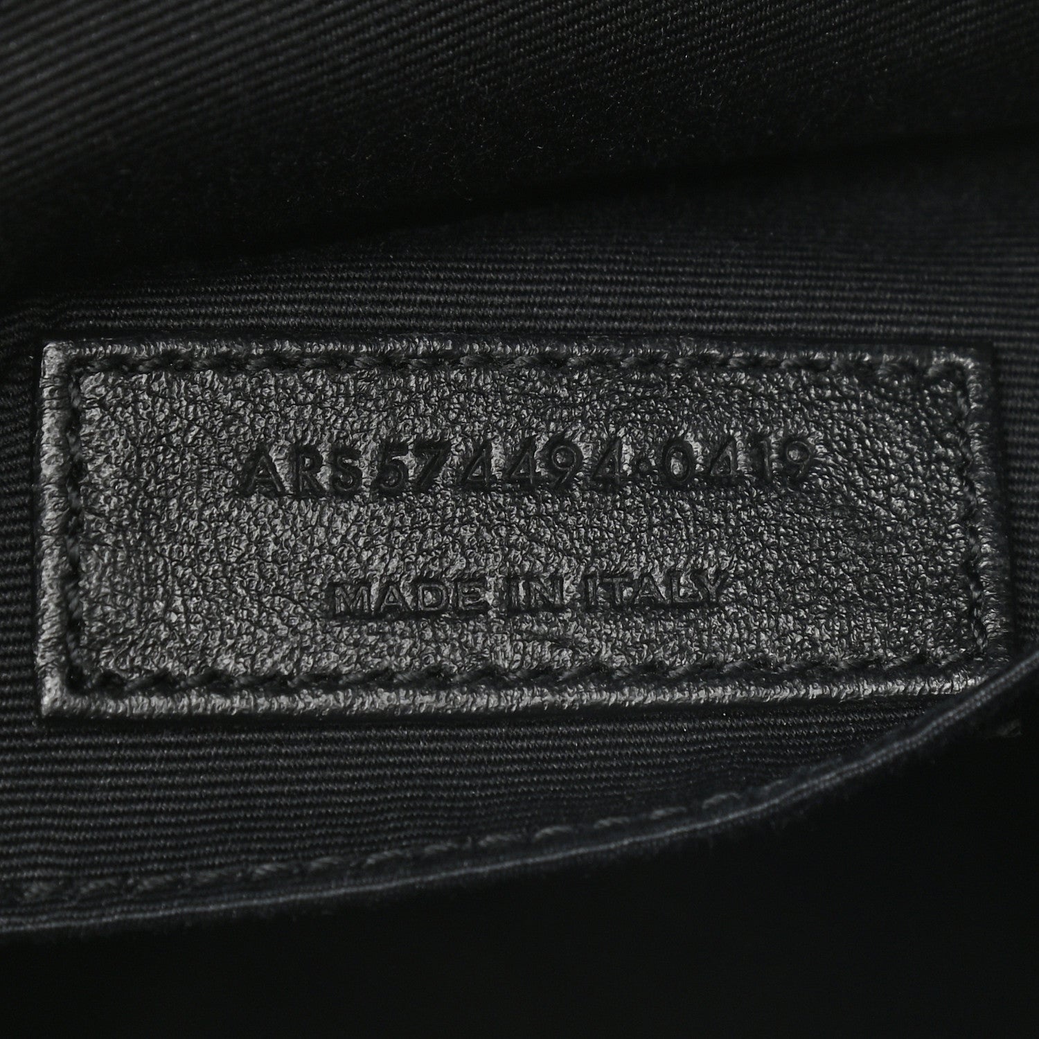 Saint Laurent Calfskin Matelasse Monogram Lou Camera Bag Black 7 of 9