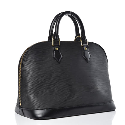 Louis Vuitton Epi Alma PM Black 3 of 13